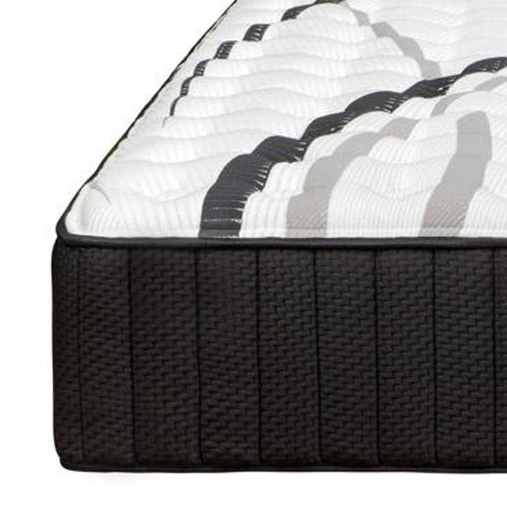 14" Graphite And Titanium Infused Twin Gel Memory Foam Medium Hybrid Mattress