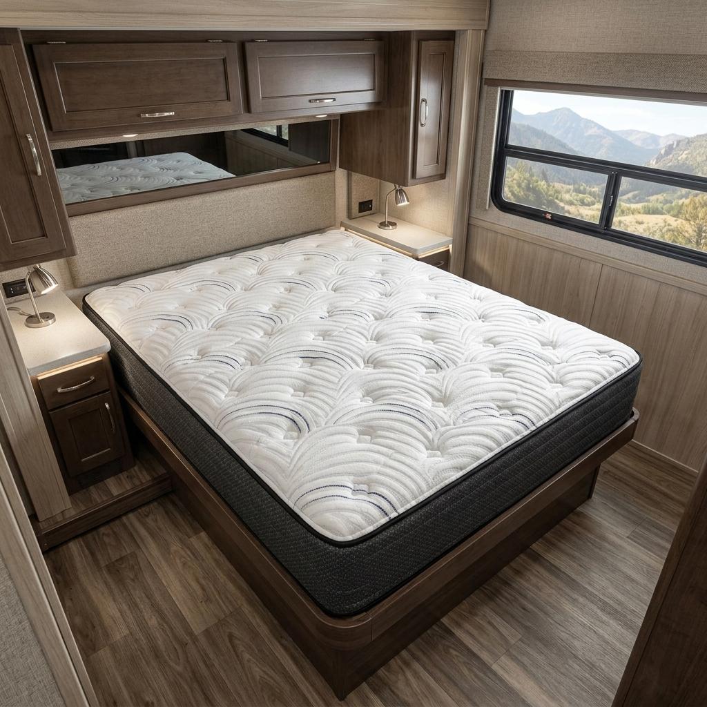 11" RV King 72 x 80 Foam Extra Firm Hybrid Mattress