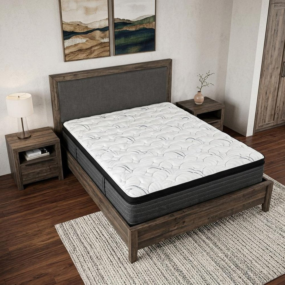 12" Twin Foam Plush Euro Top Hybrid Mattress