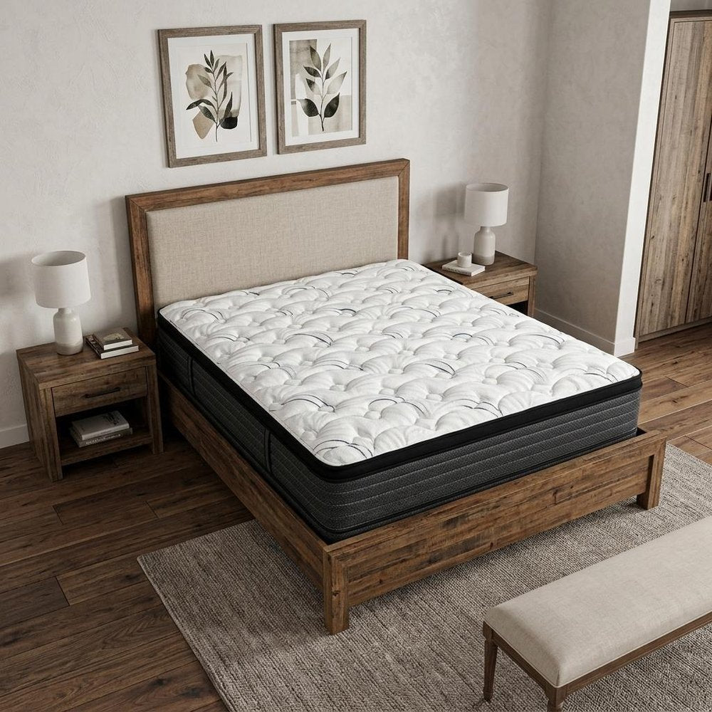12" Twin Foam Plush Euro Top Hybrid Mattress