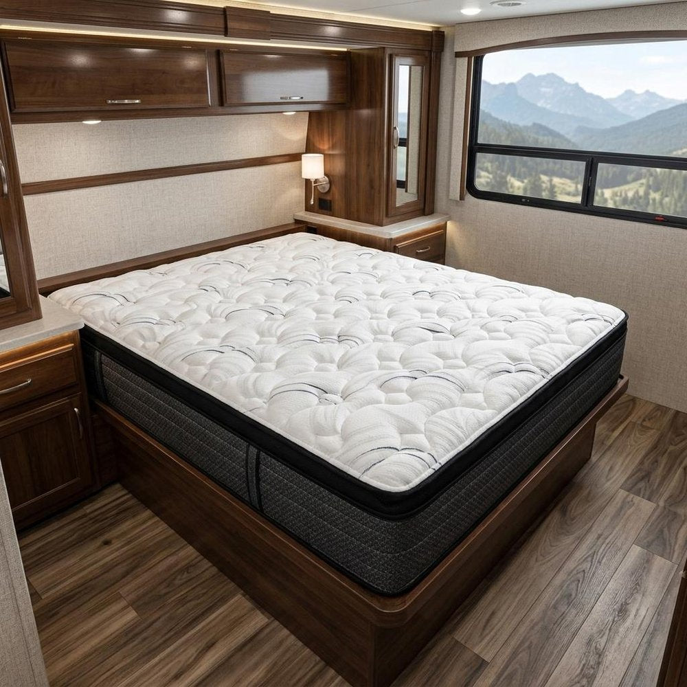 12" Twin Foam Plush Euro Top Hybrid Mattress