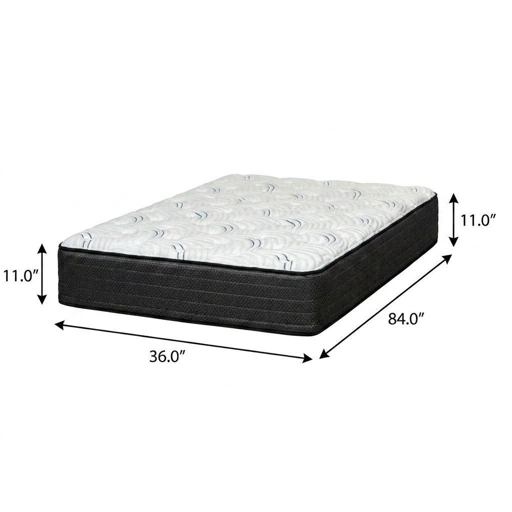 11" Split California King Foam Medium Hybrid Mattress