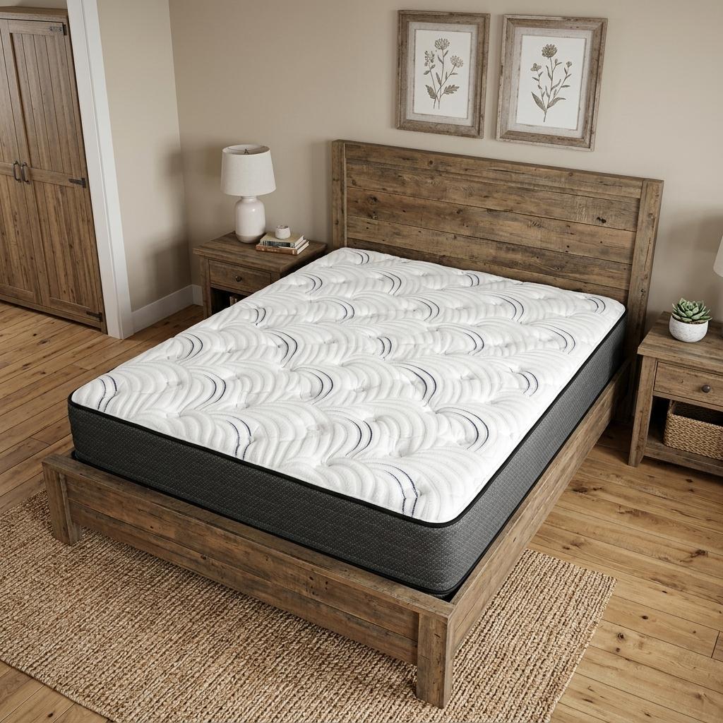 11" Split California King Foam Medium Hybrid Mattress