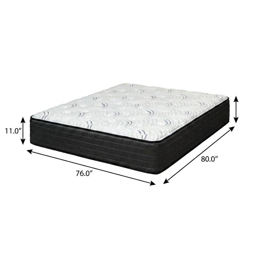11" King Foam Medium Hybrid Mattress