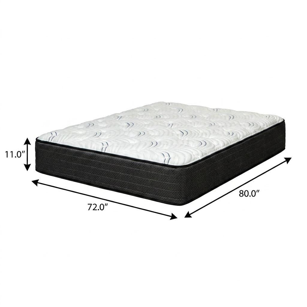 11" RV King 72 x 80 Foam Medium Hybrid Mattress
