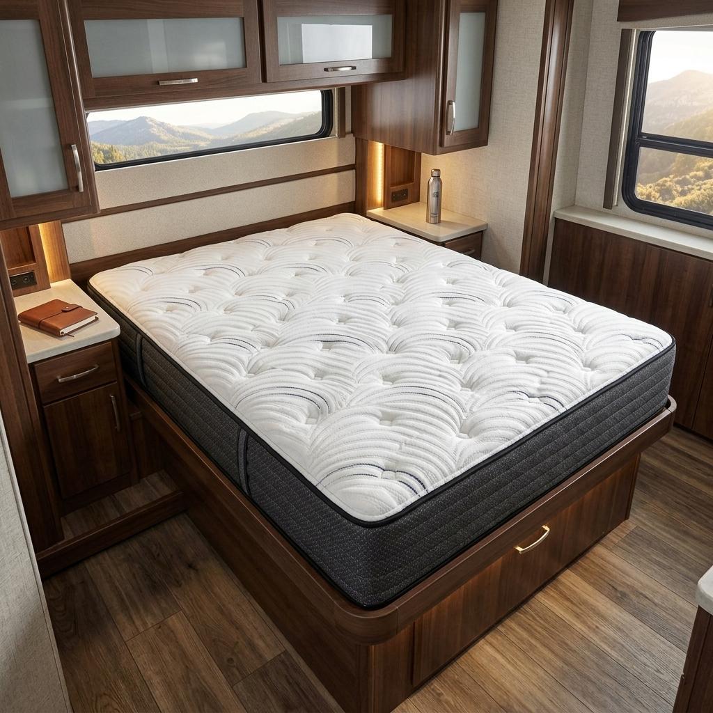 11" RV King 72 x 80 Foam Medium Hybrid Mattress