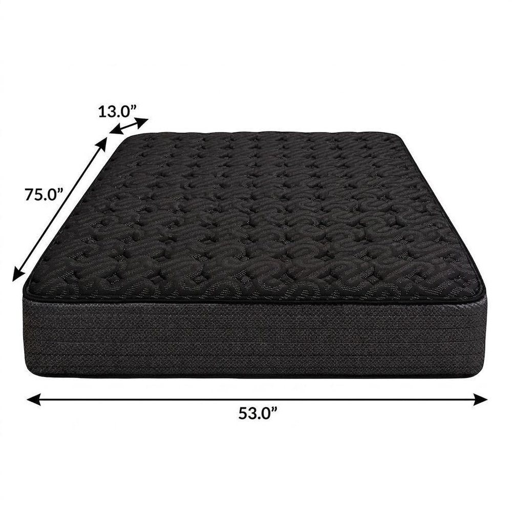 13" Copper Infused Twin Gel Memory Foam Extra Firm Hybrid Mattress