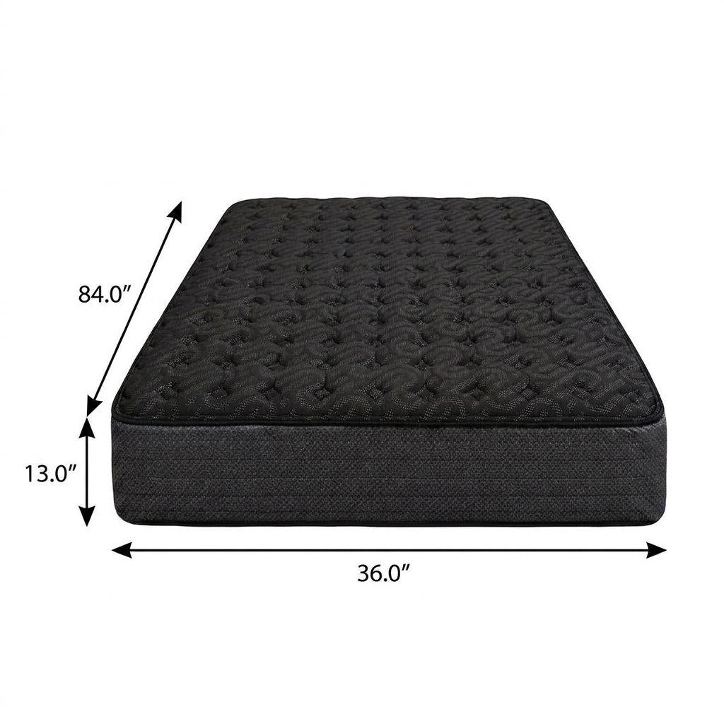 13" Copper Infused Split California King Gel Memory Foam Extra Firm Hybrid Mattress