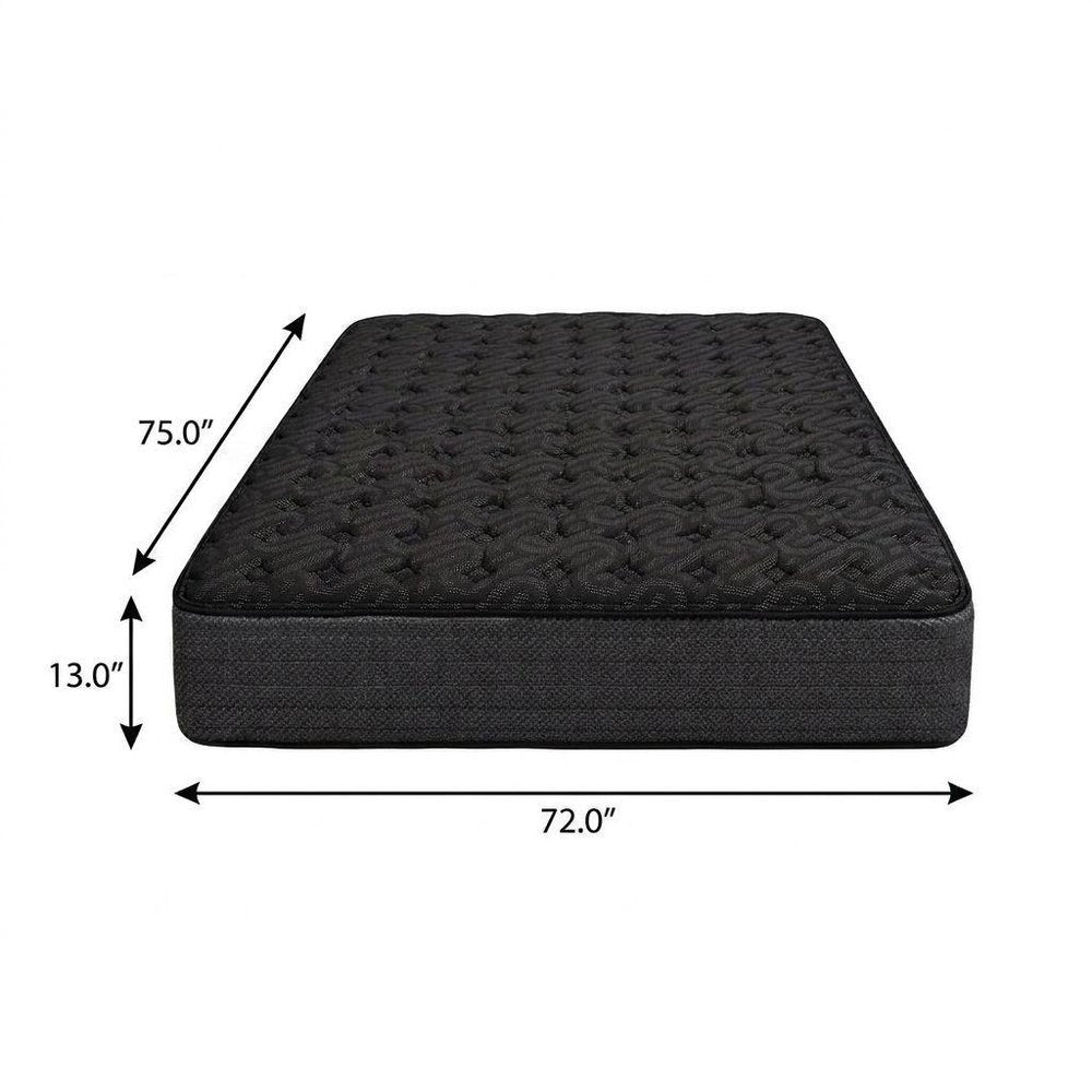 13" Copper Infused Twin Gel Memory Foam Extra Firm Hybrid Mattress