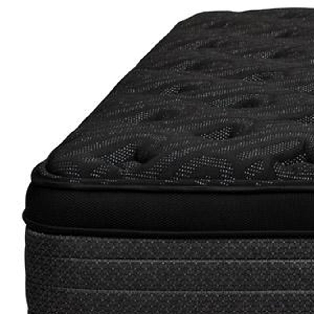 14" Copper Infused Short Queen 60 x 74 Gel Memory Foam Plush Euro Top Hybrid Mattress