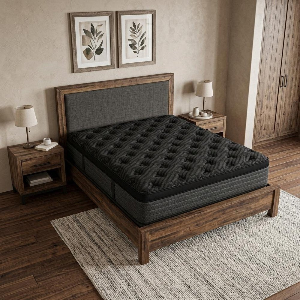 14" Copper Infused Twin Gel Memory Foam Plush Euro Top Hybrid Mattress