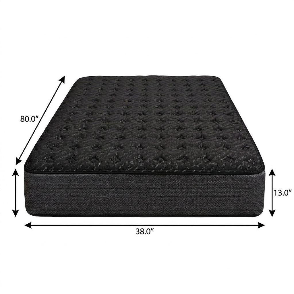 13" Copper Infused Twin XL Gel Memory Foam Firm Hybrid Mattress