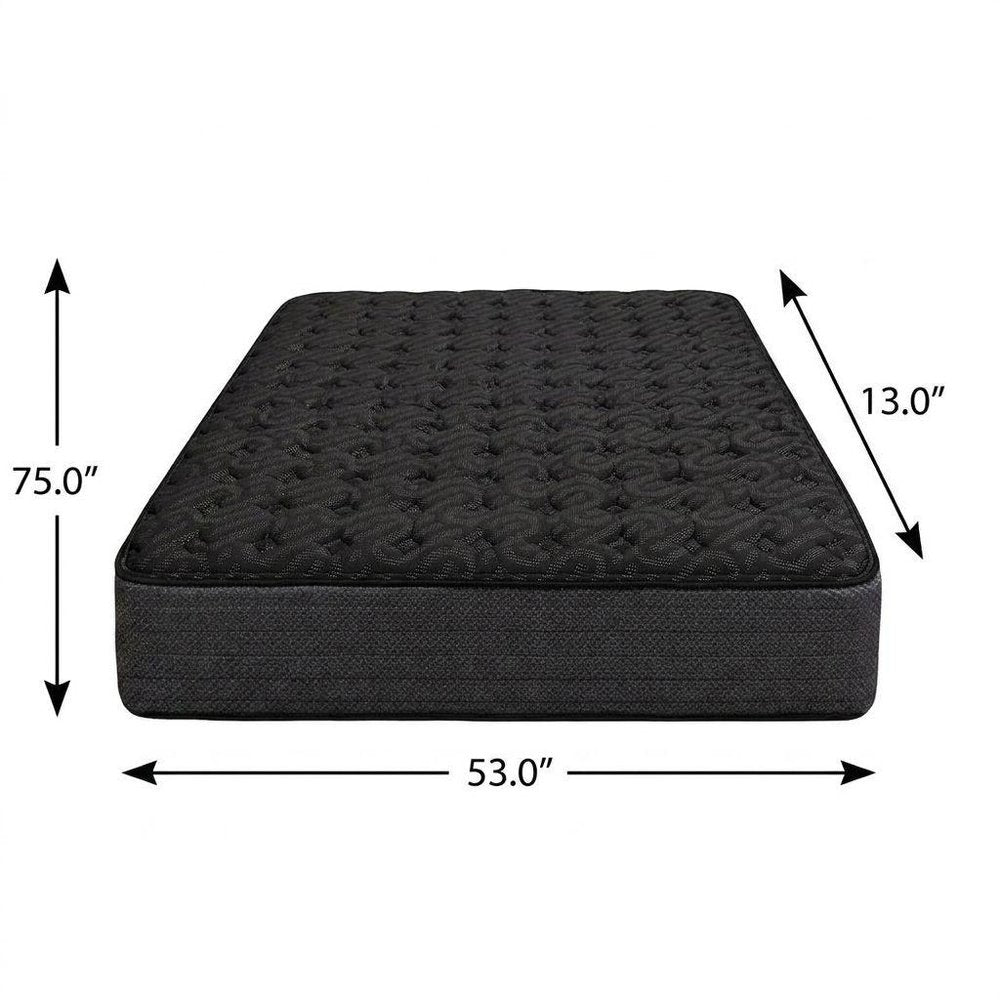 13" Copper Infused Twin Gel Memory Foam Firm Hybrid Mattress