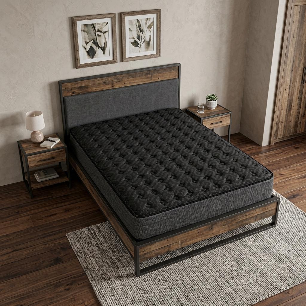 13" Copper Infused Full Double Gel Memory Foam Firm Hybrid Mattress