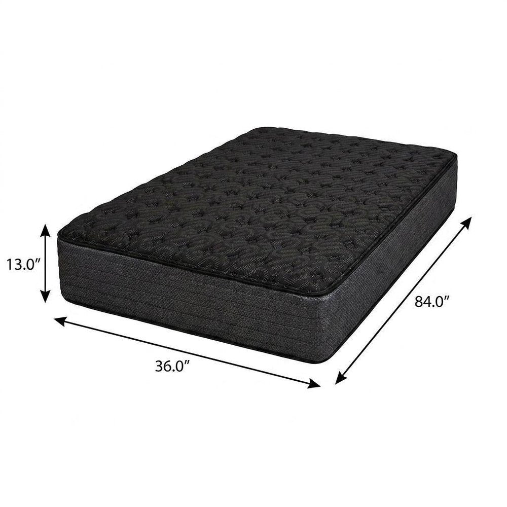 13" Copper Infused Twin Gel Memory Foam Firm Hybrid Mattress