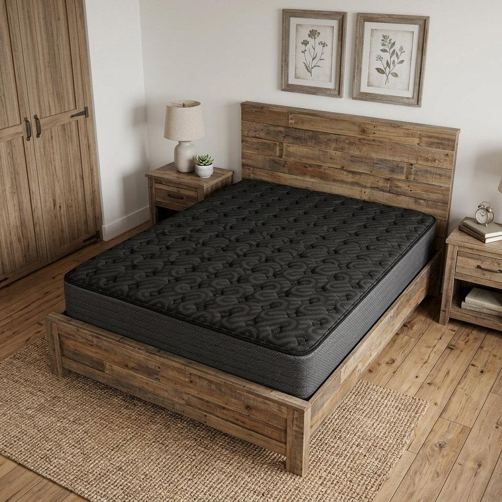 13" Copper Infused Twin Gel Memory Foam Firm Hybrid Mattress