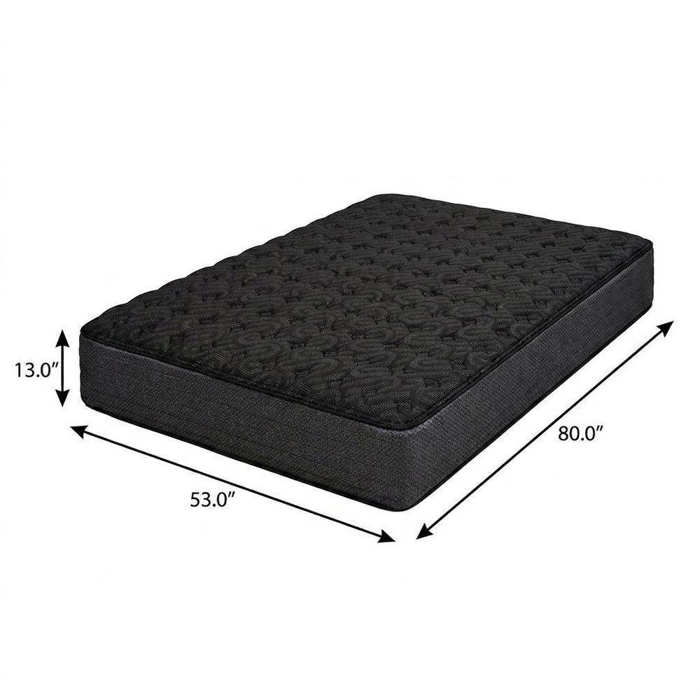 13" Copper Infused Twin Gel Memory Foam Firm Hybrid Mattress