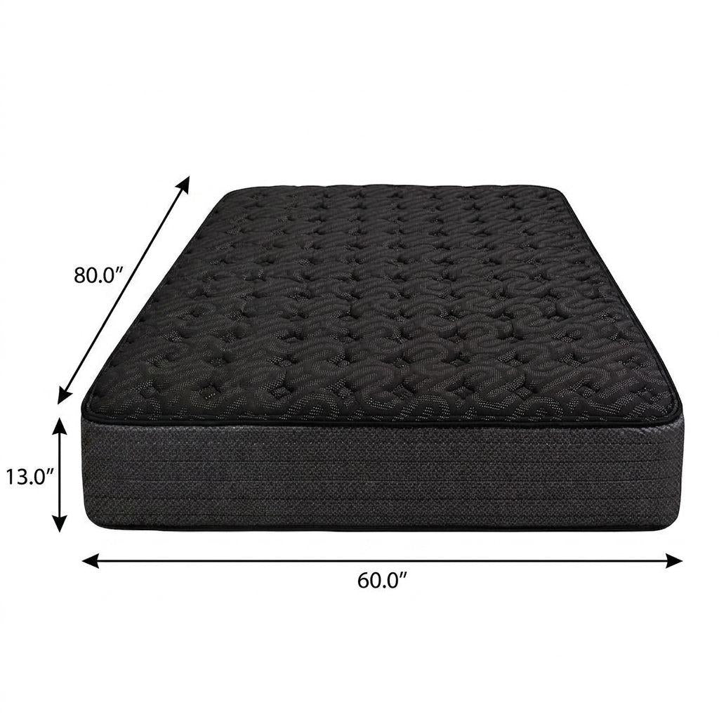 13" Copper Infused Queen Gel Memory Foam Firm Hybrid Mattress
