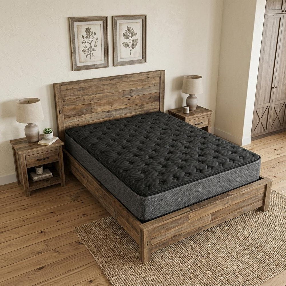 13" Copper Infused Twin Gel Memory Foam Firm Hybrid Mattress