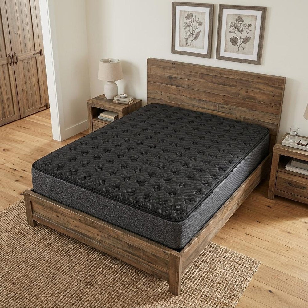 13" Copper Infused Twin Gel Memory Foam Firm Hybrid Mattress