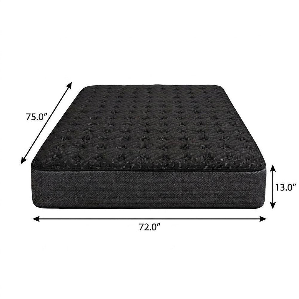 13" Copper Infused Twin Gel Memory Foam Firm Hybrid Mattress