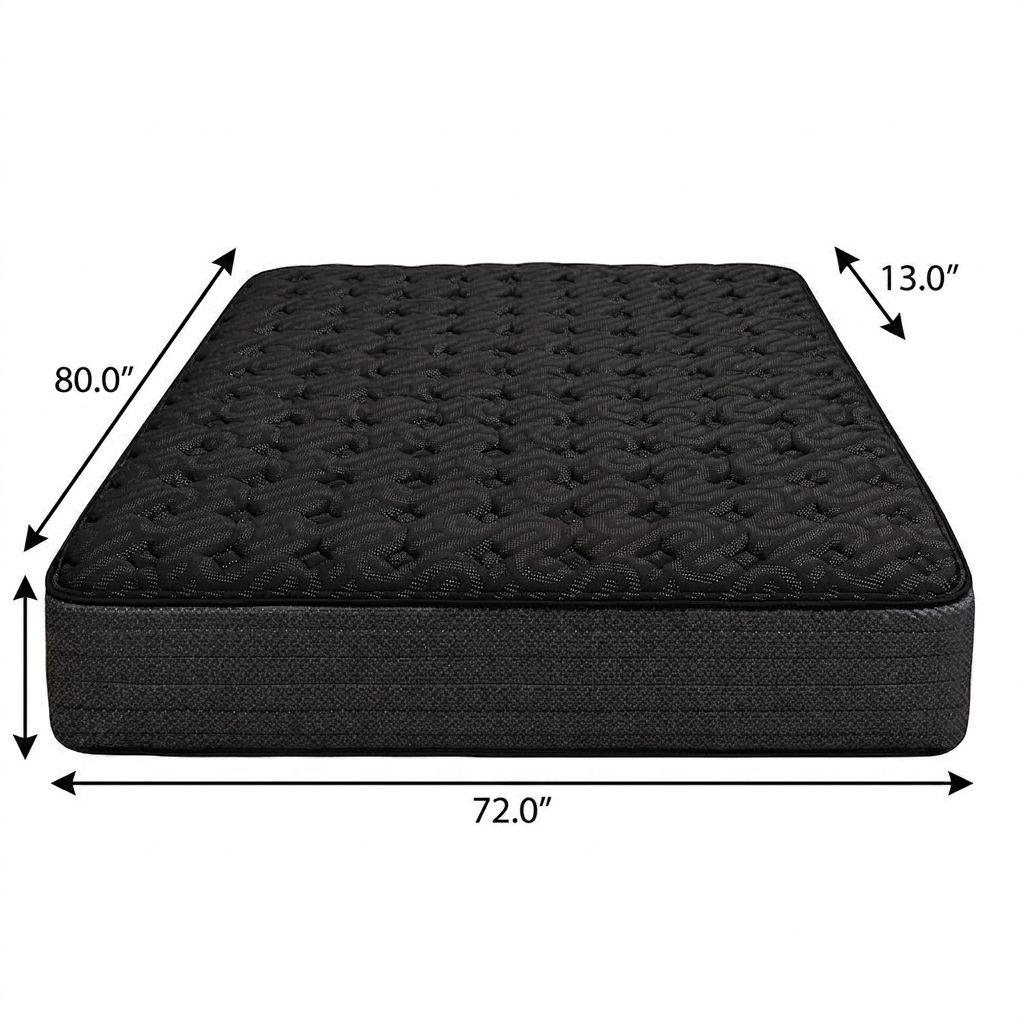 13" Copper Infused RV King 72 x 80 Gel Memory Foam Firm Hybrid Mattress