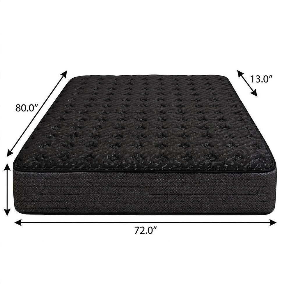 13" Copper Infused Twin Gel Memory Foam Firm Hybrid Mattress