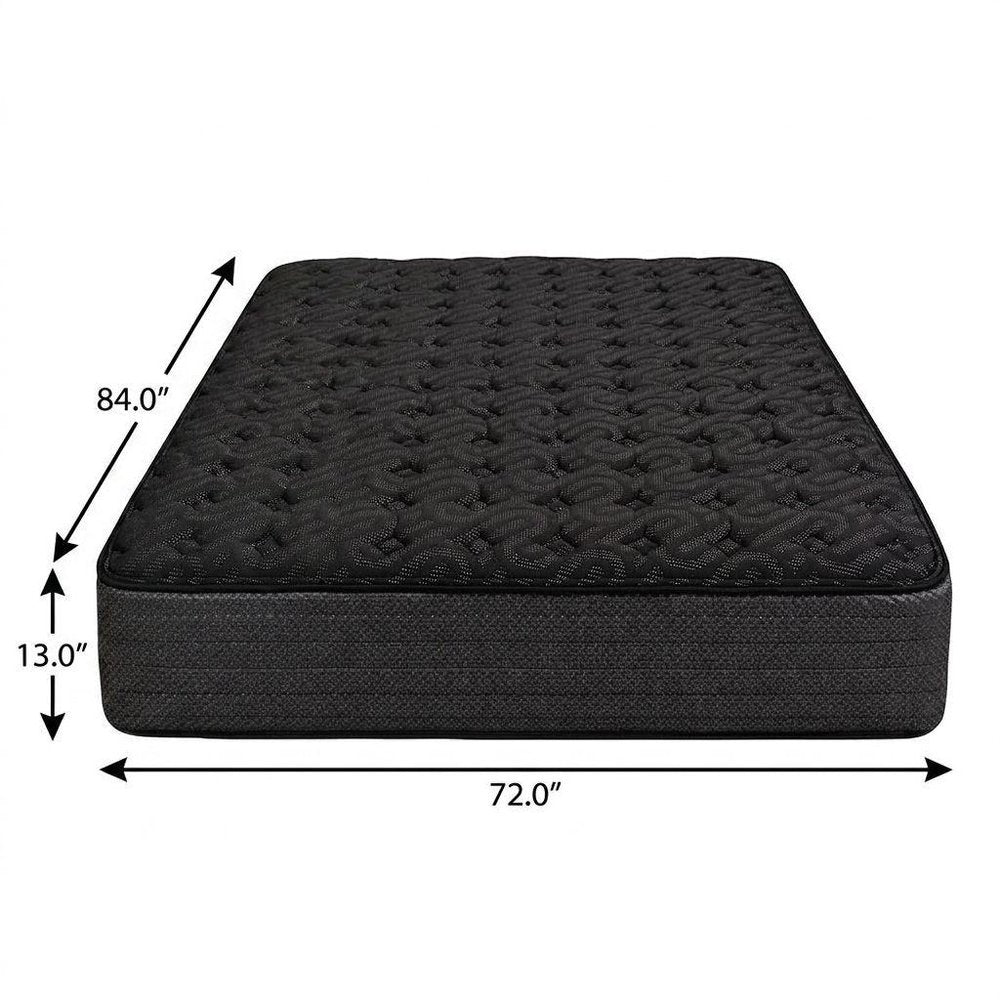 13" Copper Infused Twin Gel Memory Foam Firm Hybrid Mattress