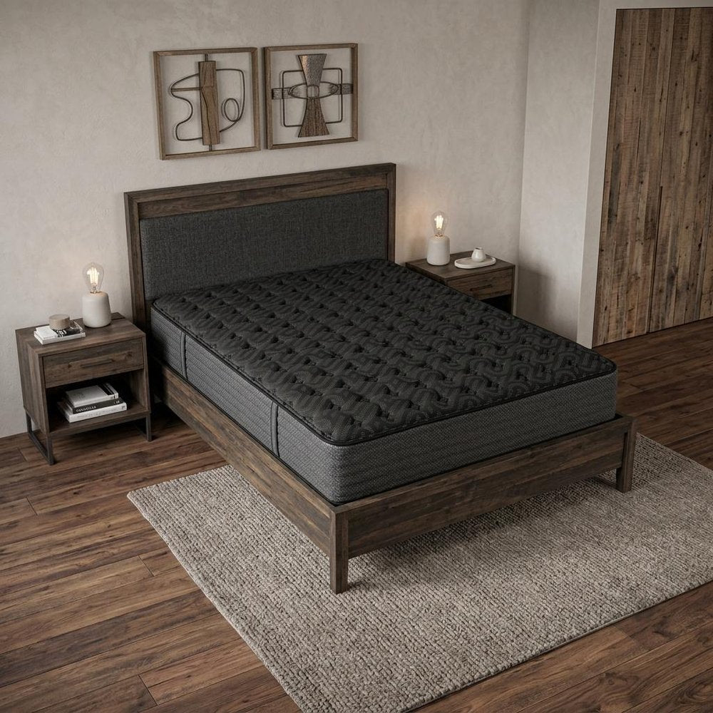 13" Copper Infused Twin Gel Memory Foam Firm Hybrid Mattress