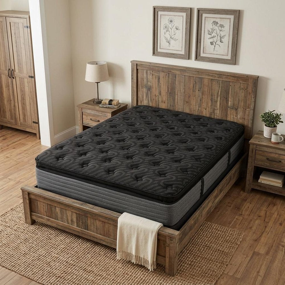 15" Copper Infused Twin Gel Memory Foam Ultra plush Hybrid Mattress