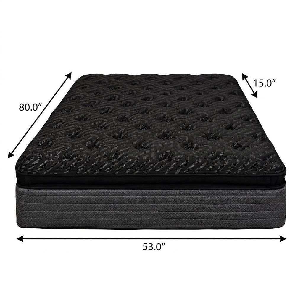 15" Copper Infused Full XL Gel Memory Foam Ultra plush Hybrid Mattress