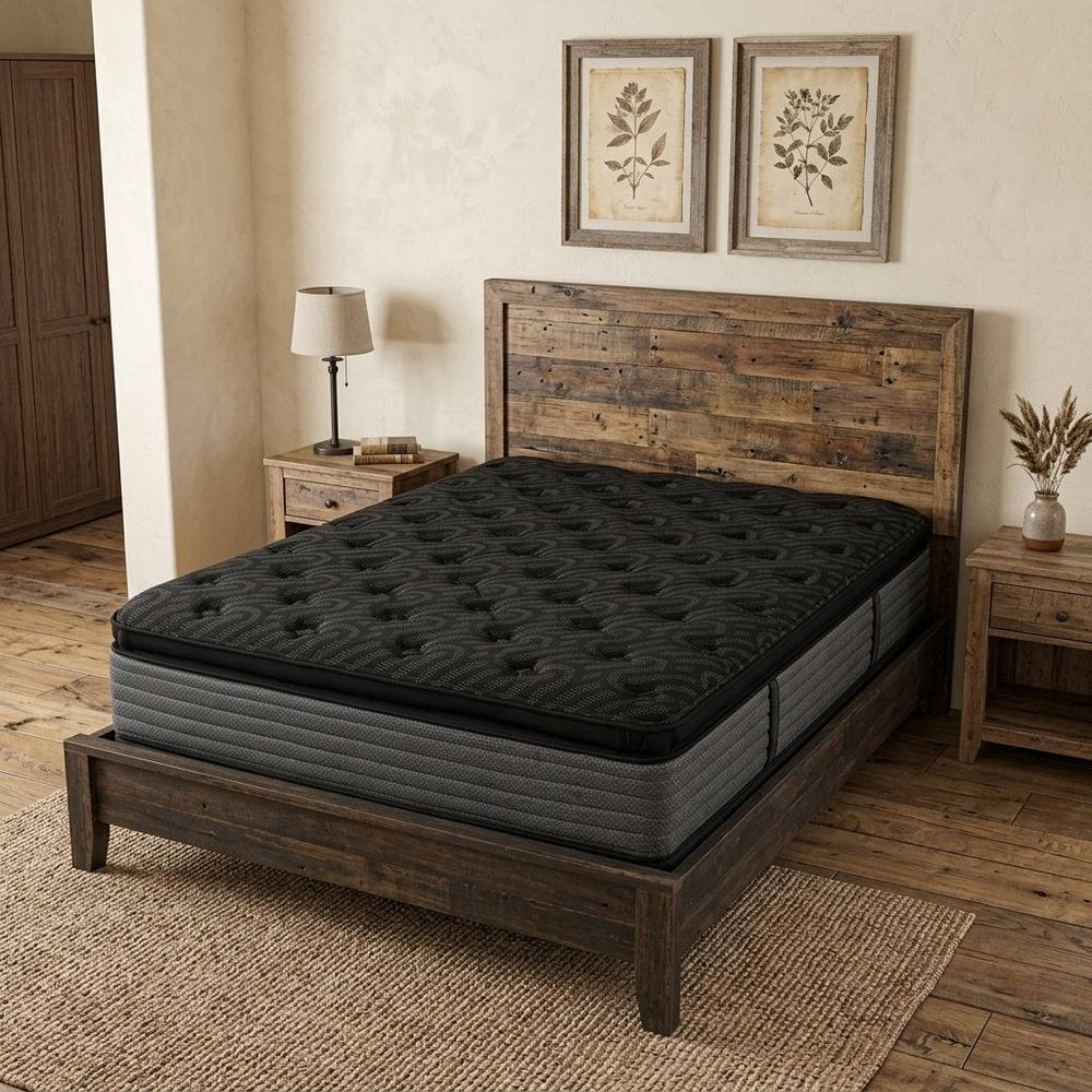 15" Copper Infused Twin Gel Memory Foam Ultra plush Hybrid Mattress