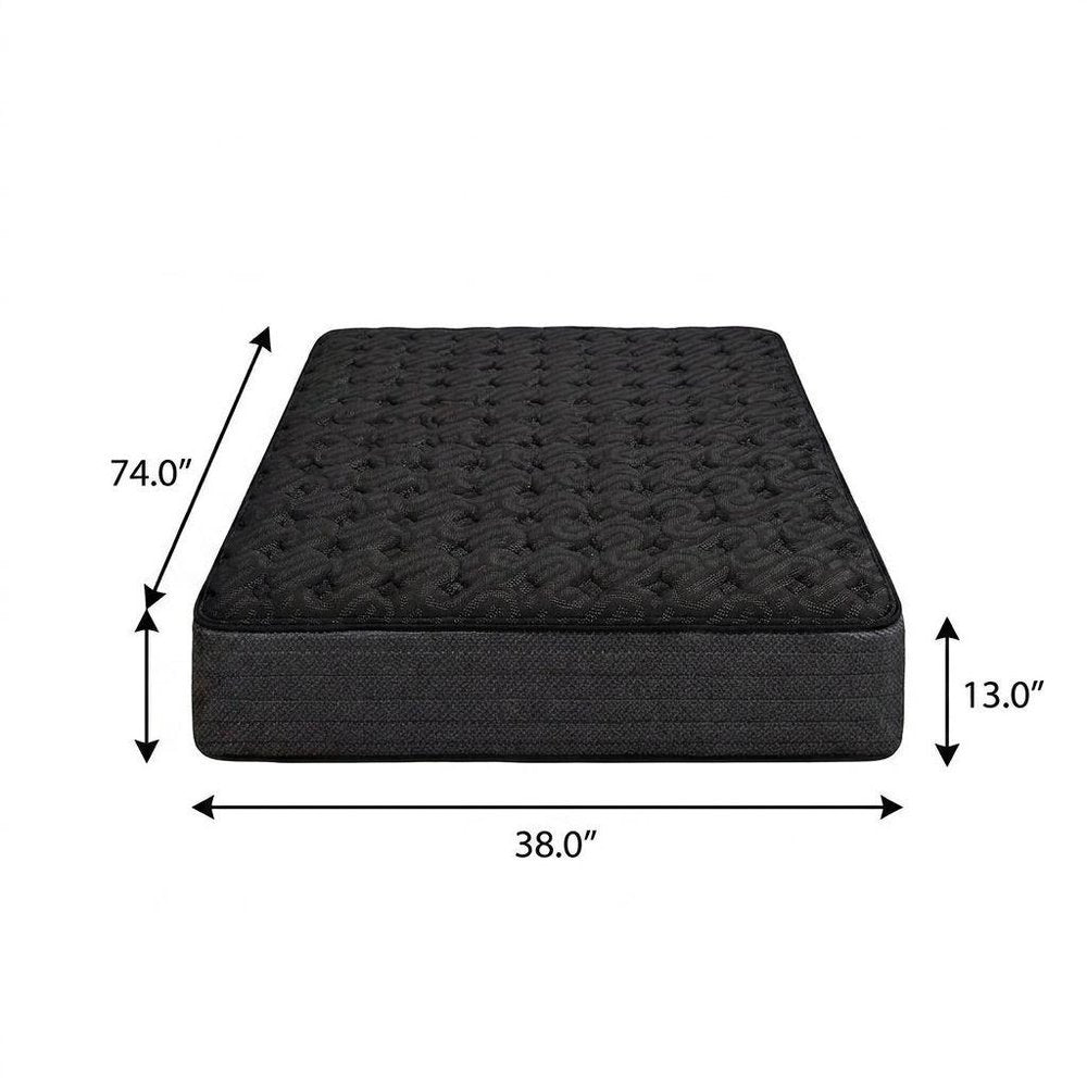 13" Copper Infused Twin Gel Memory Foam Medium Hybrid Mattress