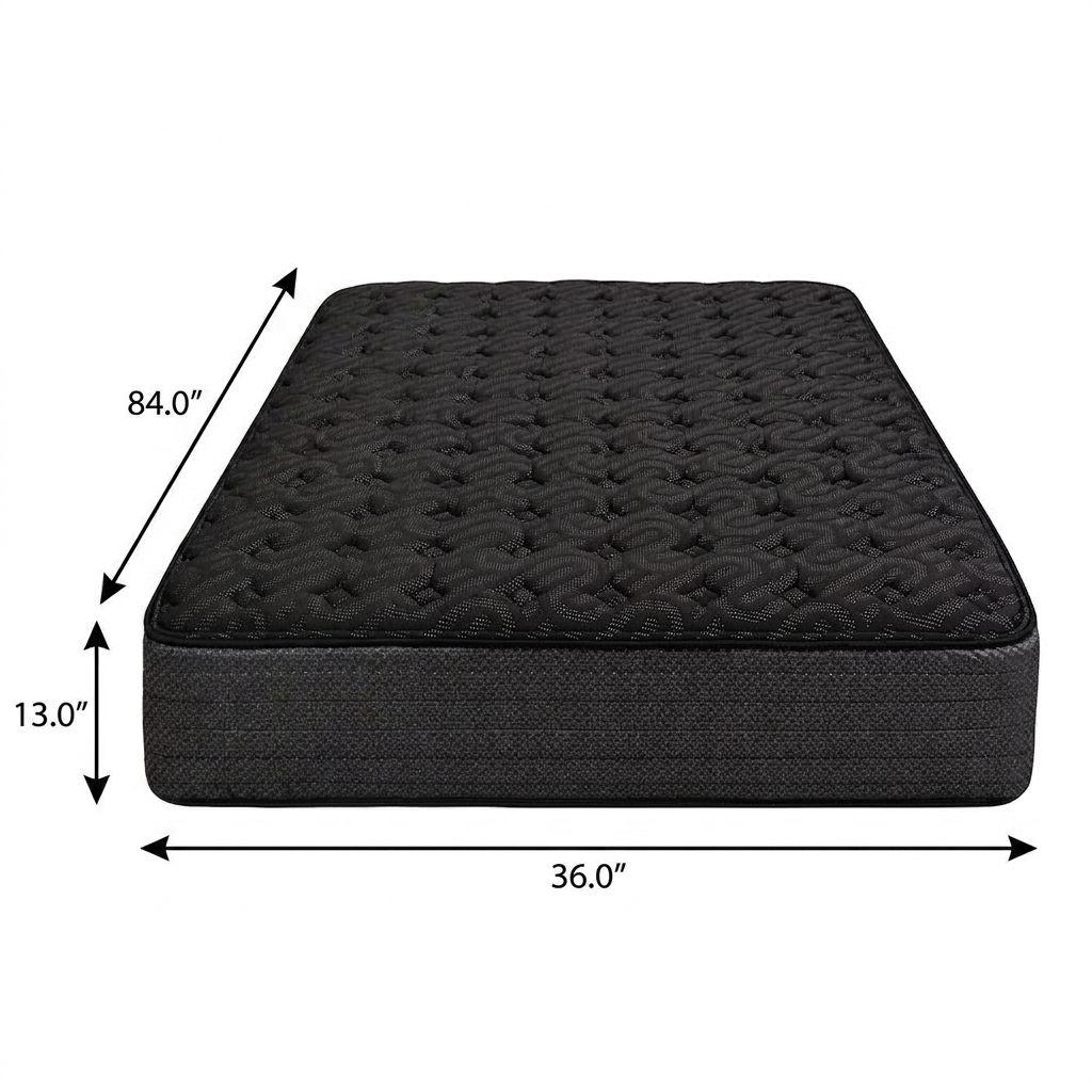 13" Copper Infused Split California King Gel Memory Foam Medium Hybrid Mattress