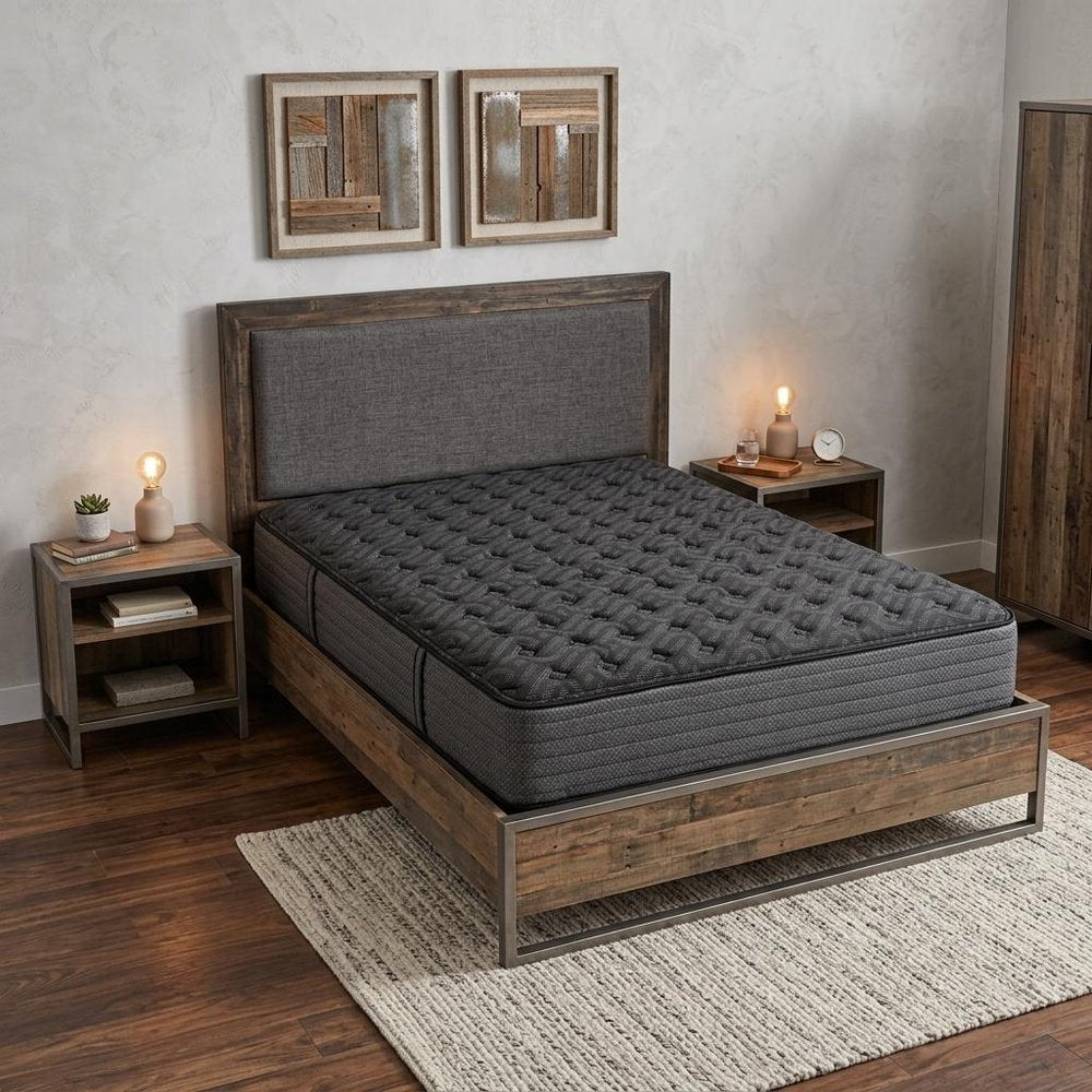 13" Copper Infused Twin Gel Memory Foam Medium Hybrid Mattress