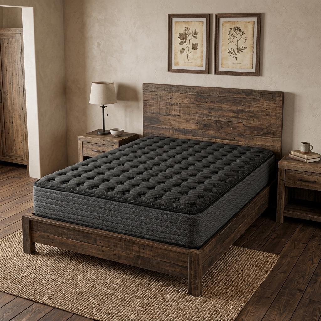 13" Copper Infused Queen Gel Memory Foam Medium Hybrid Mattress