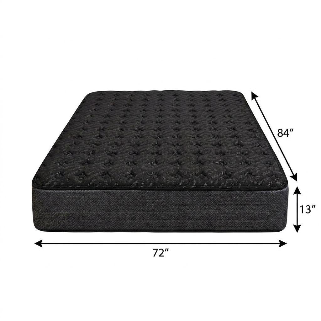 13" Copper Infused California King Gel Memory Foam Medium Hybrid Mattress