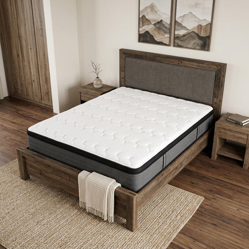 11" Full Double Foam Plush Euro Top Hybrid Mattress