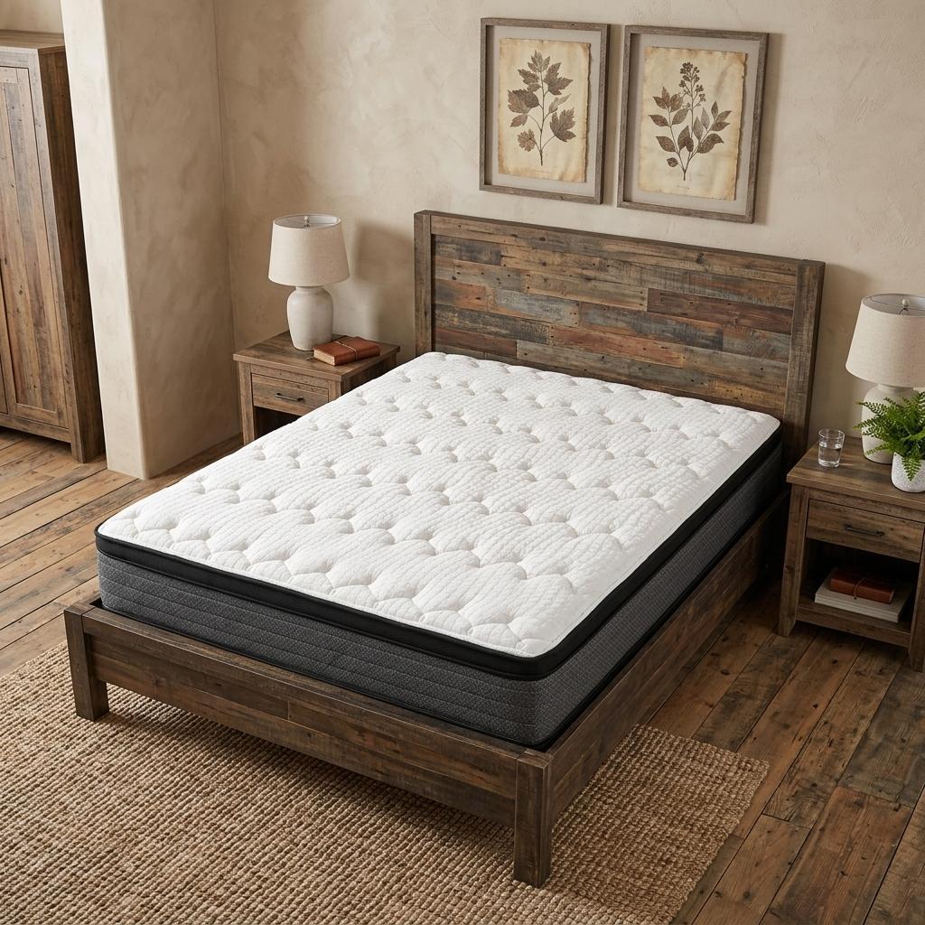 11" Split California King Foam Plush Hybrid Mattress