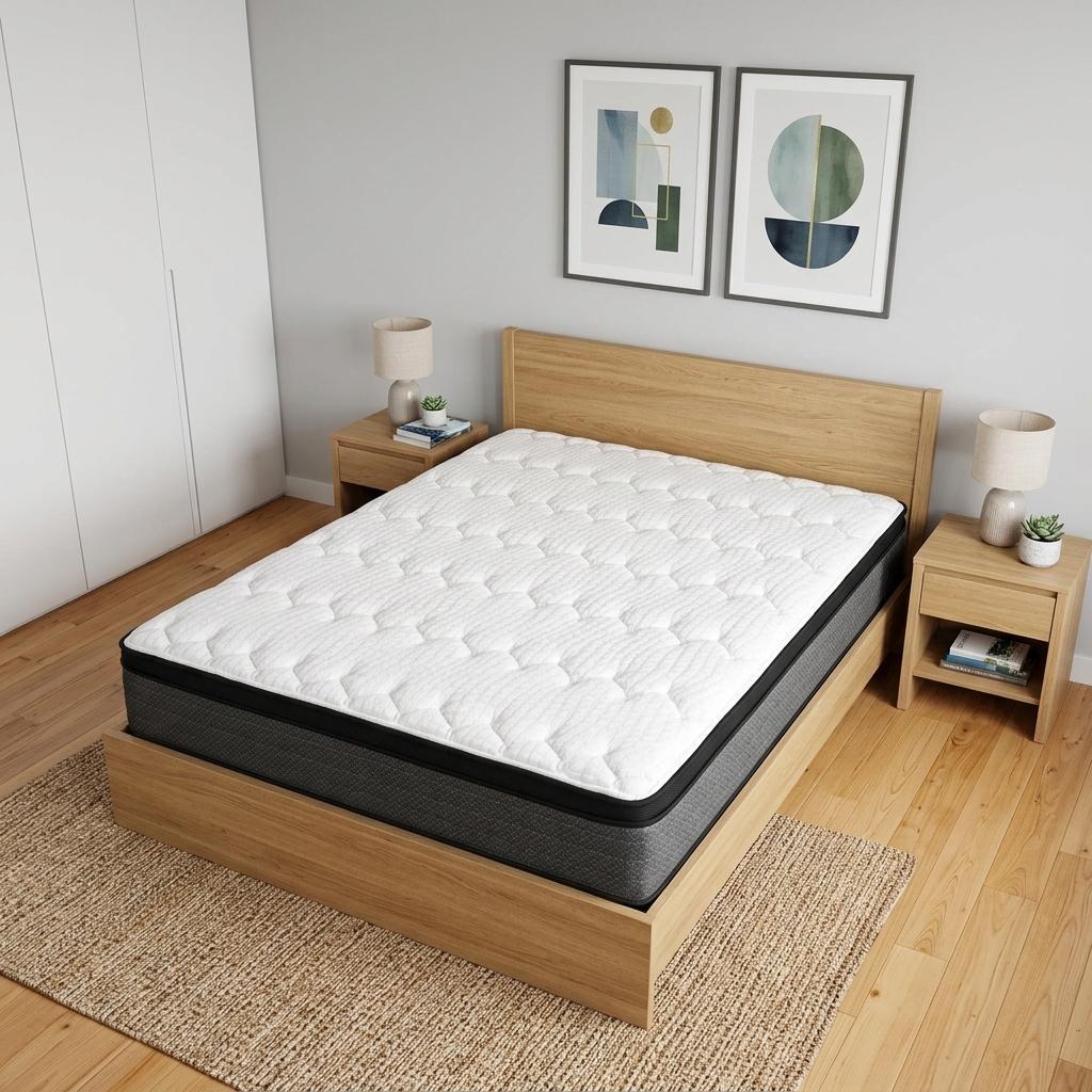 11" Queen Foam Plush Euro Top Hybrid Mattress