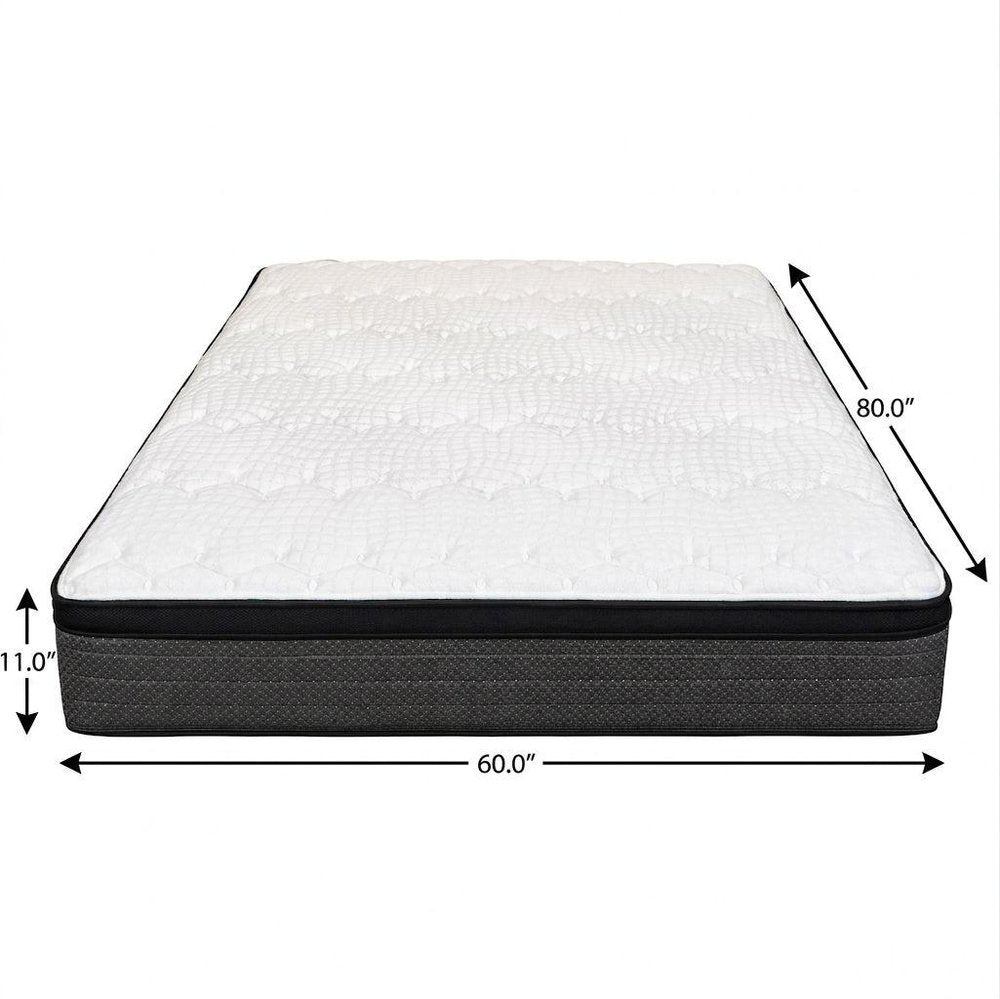 11" Twin Foam Plush Euro Top Hybrid Mattress