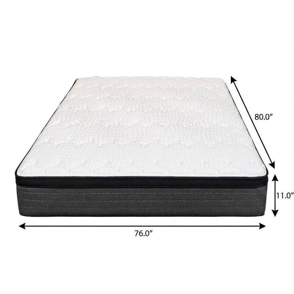 11" Twin Foam Plush Euro Top Hybrid Mattress