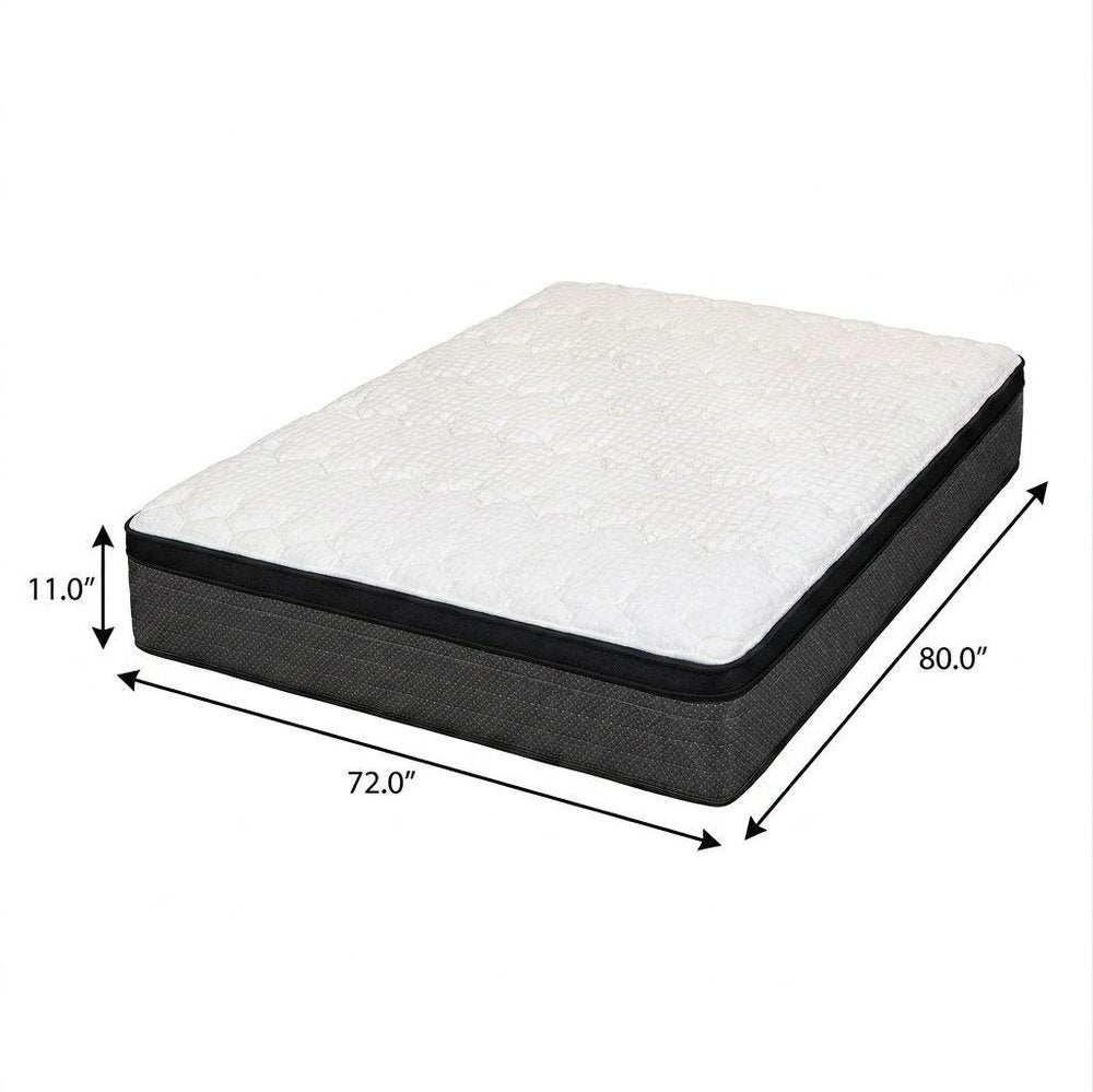11" Twin Foam Plush Euro Top Hybrid Mattress