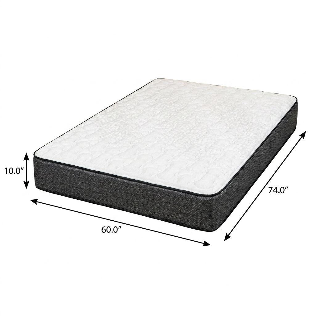 10" Short Queen 60 x 74 Foam Firm Hybrid Mattress