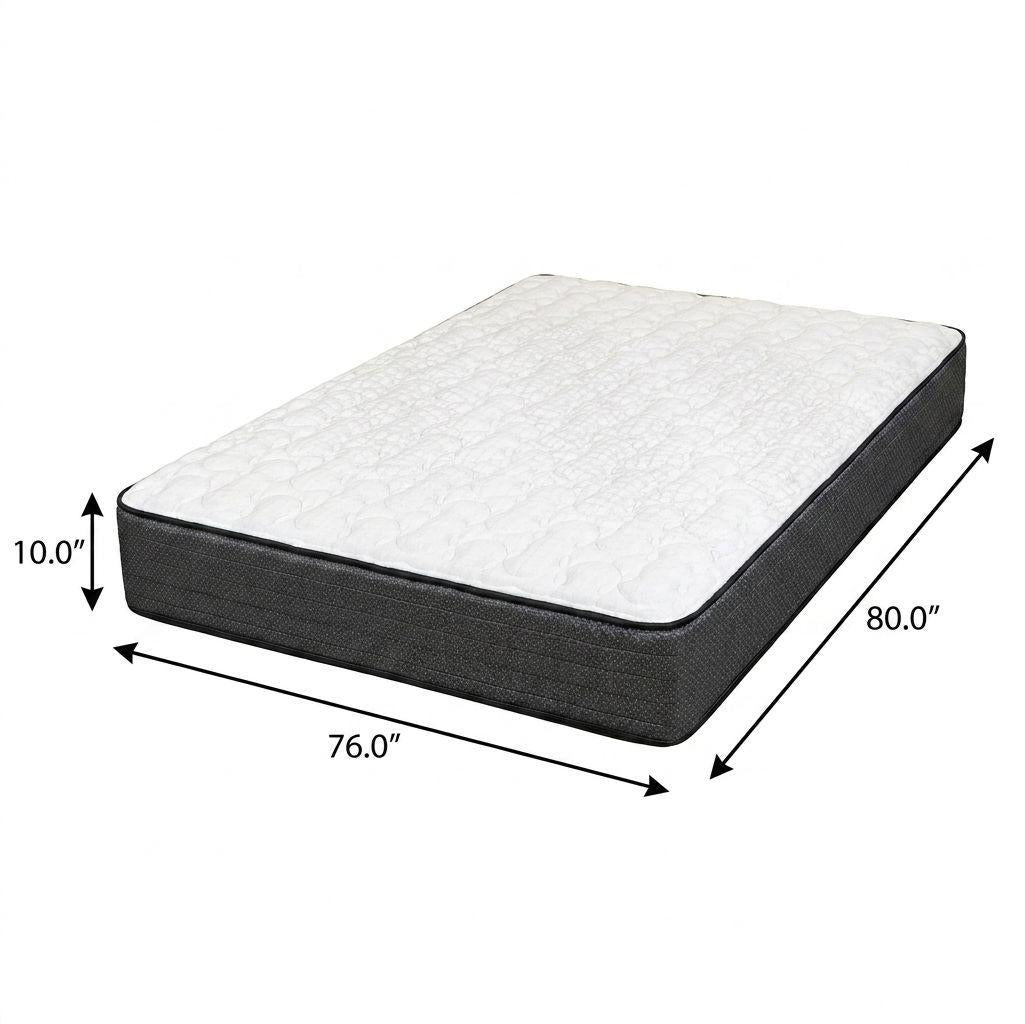 10" King Foam Firm Hybrid Mattress