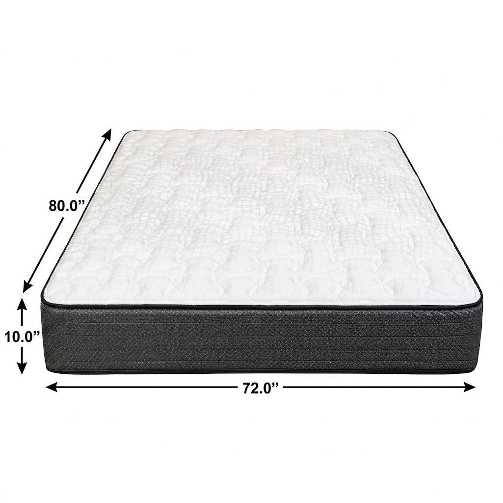 10" RV King 72 x 80 Foam Firm Hybrid Mattress