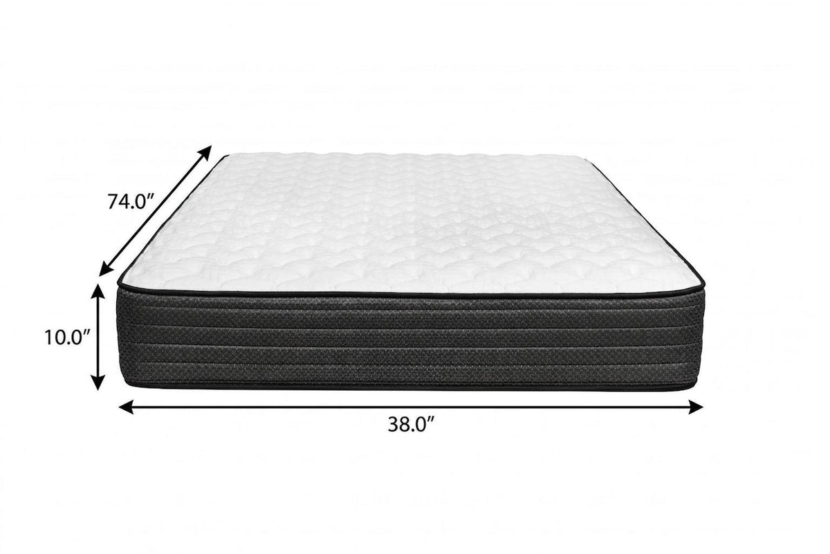 10" Twin Foam Medium Hybrid Mattress