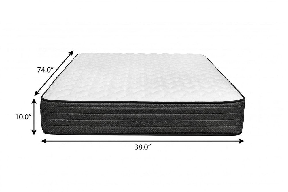 10" Twin Foam Medium Hybrid Mattress