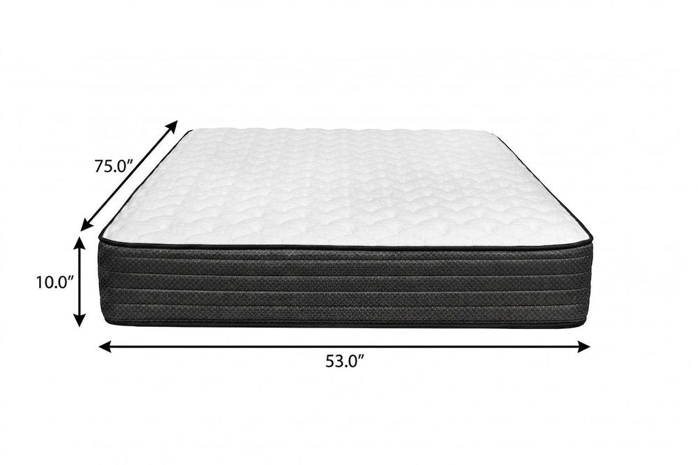 10" Twin Foam Medium Hybrid Mattress