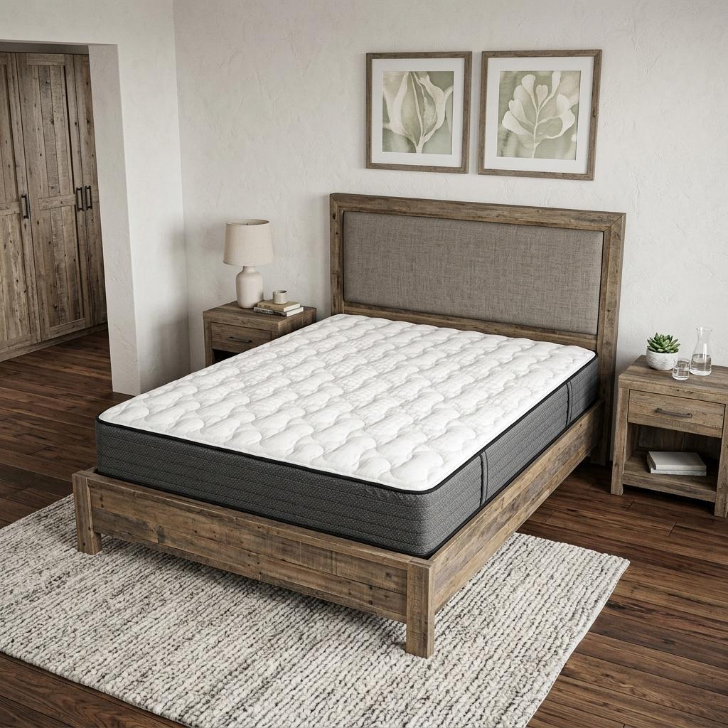 10" King Foam Medium Hybrid Mattress